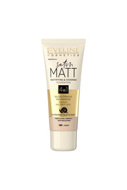 EVELINE Satin Matt Foundation Matujący Podkład 101 Ivory 30ml