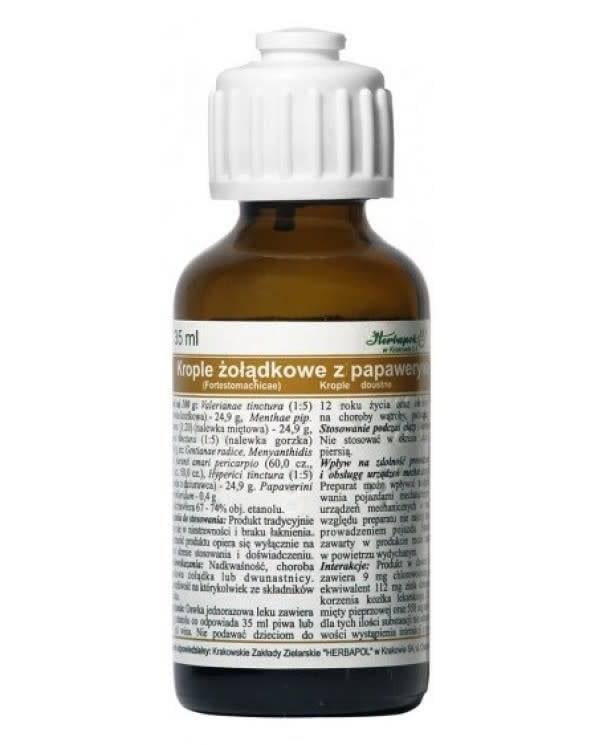 Krople Żołądkowe z Papaweryną 35ml