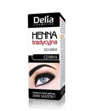 DELIA Henna Do Brwi  I Rzęs Tradycyjna 1.0 Czarny
