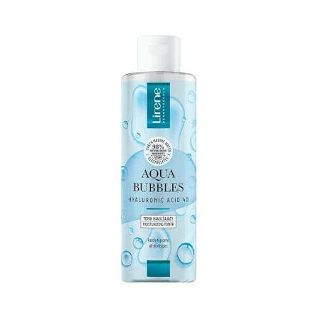 LIRENE - Aqua Bubbles Hyaluronic Acid 4D Tonik Nawadniajacy Kazdy Typ Cery 200 ml