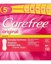 CAREFREE- Wkladki Higieniczne Original Fresh 58szt