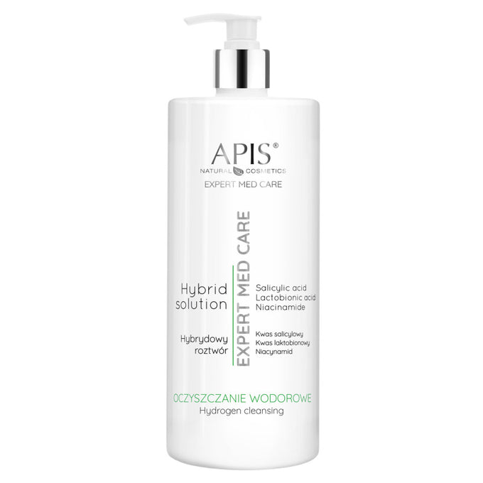 APIS - Expert Med Care Hybrydowy Roztwor z Kwasem Salicylowym, Laktobionowym i Niacynamidem 1L