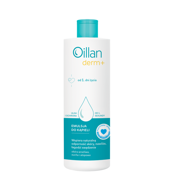 OILLAN DERM+ EMULSJA DO KĄPIELI 400 ML