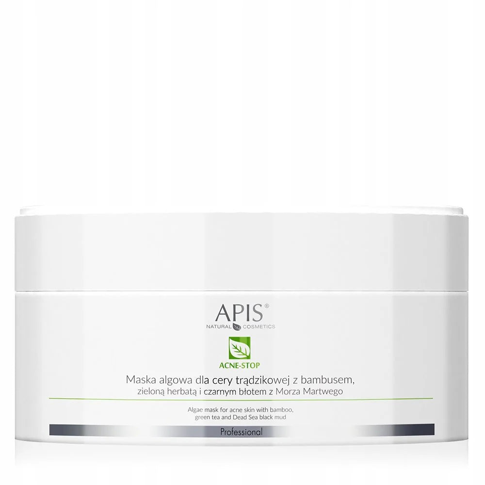 APIS - Acne - Stop Maska Algowa dla Cery Tradzikowej z Bambusem, Blotem z Morza Martwego 100g