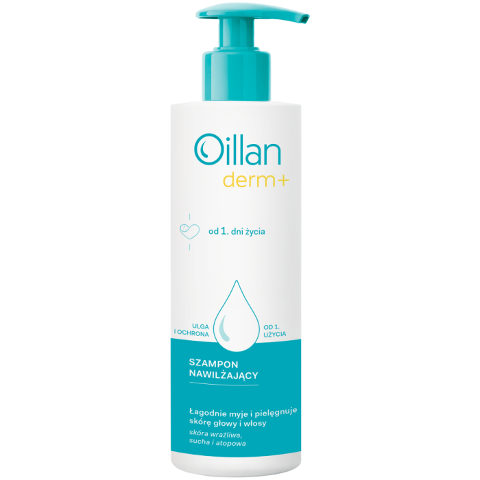 OILLAN DERM+ SZAMPON NAWILŻAJĄCY 180 ML