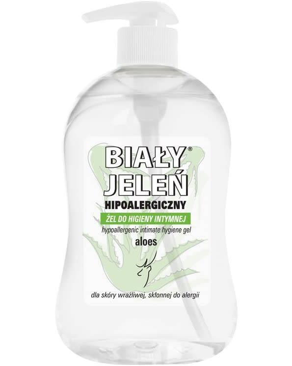 Biały Jeleń  Hipoalergiczny Żel Do Higieny Intymnej Aloes 500ml