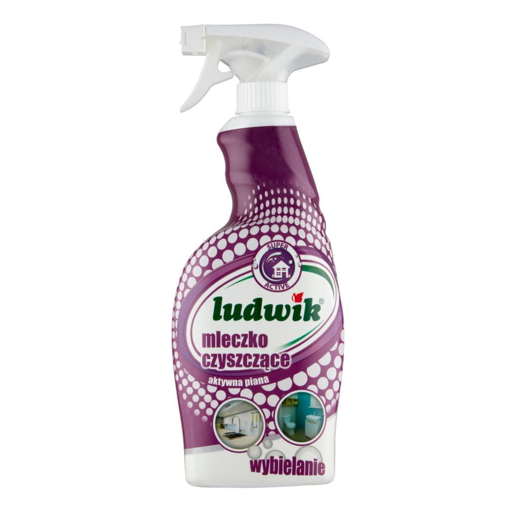 LUDWIK - Mleczko Czyszczace Aktywna Piana Wybielanie Spray 750 ml