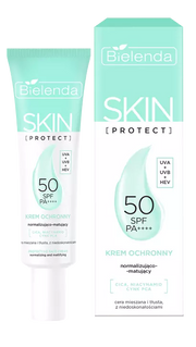 BIELENDA- SKIN PROTECT KREM OCHRONNY SPF50 NORMALIZUJAC0-MATUJACY , 50ML