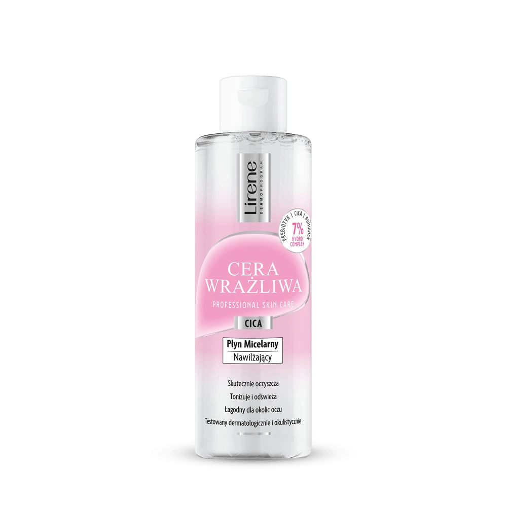 LIRENE - Plyn Micelarny Nawilzajacy CERA WRAŻLIWA  200 ml