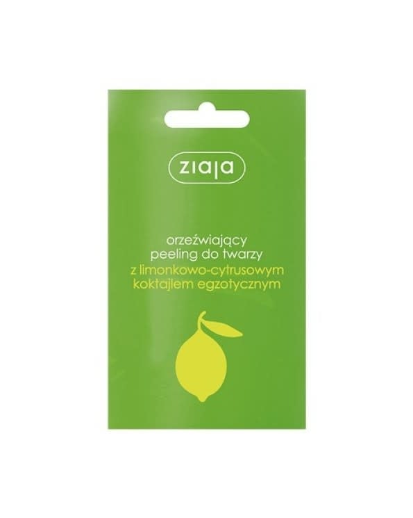 ZIAJA Orzezwiający Peeling Do Twarzy Limonka 7ml