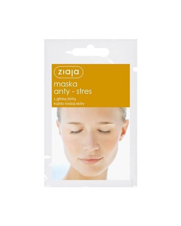 ZIAJA Maska Anty-Stres Z Glinką Żółtą 7ml