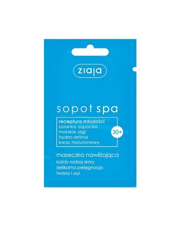 ZIAJA Sopot Spa 30+ Maseczka Nawilżająca 7ml