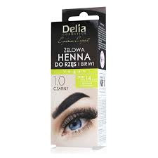 DELIA Żelowa Henna do Rzęs I Brwi 1.0 CZARNY 15ml