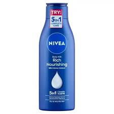 NIVEA Body Milk RICH NOURISHING 28h 5in1 250ml