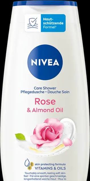 NIVEA Rose and Almond Oil SHOWER GEL 250ml