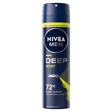 NIVEA MEN - Deep Sport Maxx 72H Black Carbon Spray 150ml