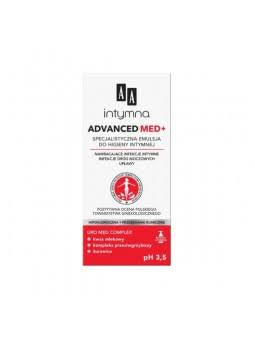 AA Intymna Advanced Med+ Specjalistyczna Emulsja Do Higieny Intymnej Uro Med Complex 300ml