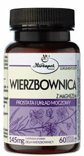 HERBAPOL Wierzbownica Z Magnezem (Prostata I Układ Moczowy) 145mg 60kapsułek