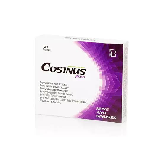 Cosinus plus ZATOKI I NOS 30 tabletek