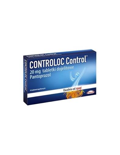 CONTROLOC Control 20mg Uwalnia Od Zgagi