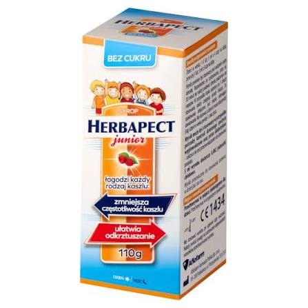 AFLOFARM - Herbapect Syrop Bez Cukru Na Kaszel Dla Dzieci 110 g