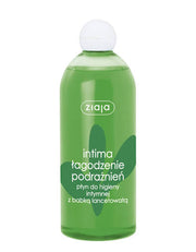 ZIAJA Intima Łagodzenie Podrażnień Płyn Do Higieny Intymnej Z Babką Lancetowatą 500 ml