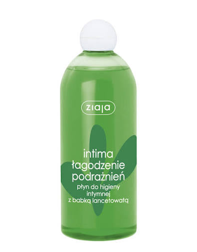 ZIAJA Intima Łagodzenie Podrażnień Płyn Do Higieny Intymnej Z Babką Lancetowatą 500 ml