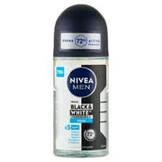 NIVEA MEN Black & White Fresh Antyperspirant Roll On Dla Mężczyzn 50 ml