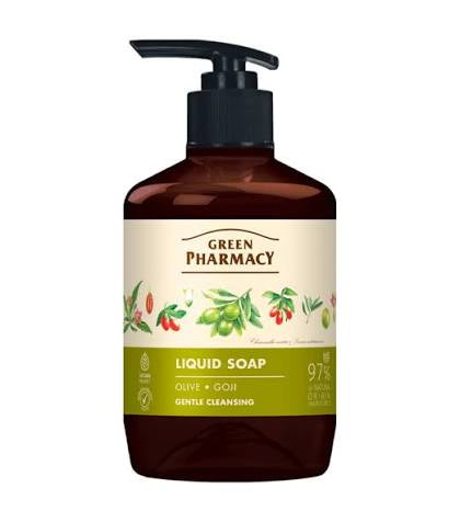 GREEN PHARMACY - Mydło W Płynie Oliwa I Jagody Goji 460 ml