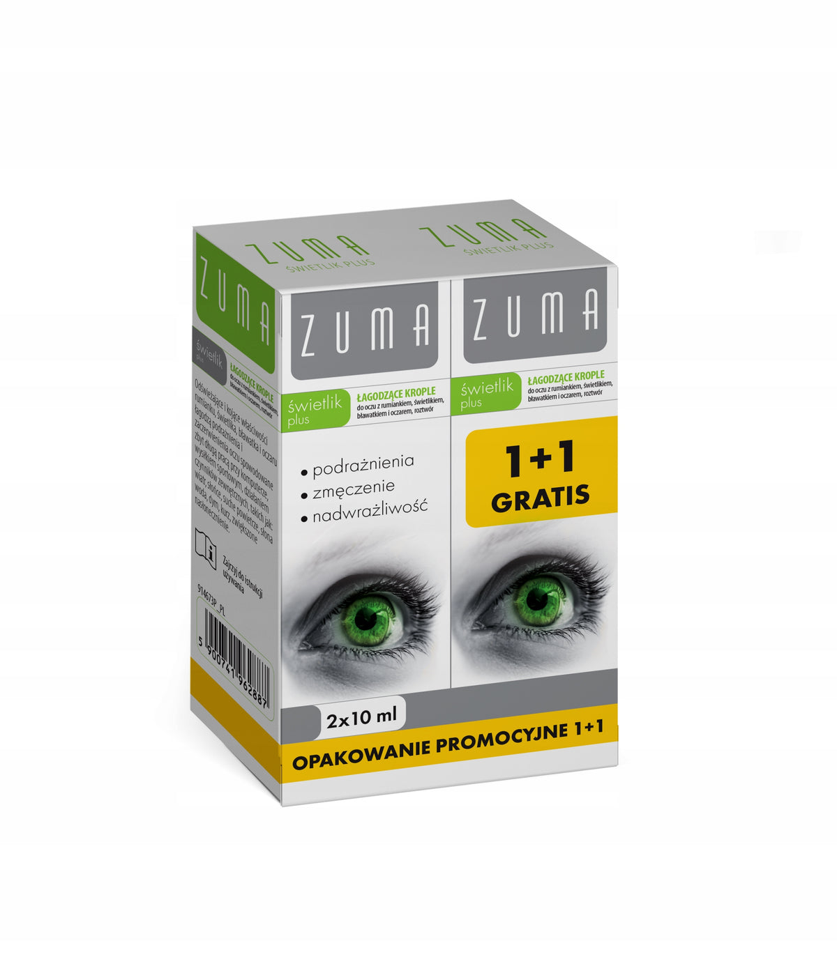 Zuma Świetlik Plus Krople Do Oczu 2 x 10 ml