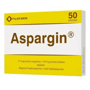 Aspargin Magnez + Potas 50 Tabletek