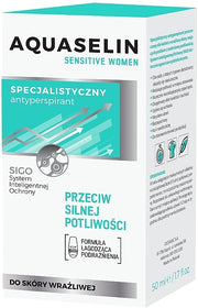 AQUASELIN SENSITIVE WOMEN ANTYPERSPIRANT PRZECIW SILNEJ POTLIWOŚCI 50 ML