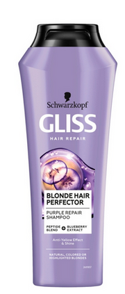 Gliss Hair Repair Fioletowy Szampon Blond Hair Protector 250ml