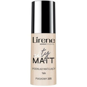 LIRENE City Matt Fluid Matująco-Wygładzający 205 Piaskowy 30ml