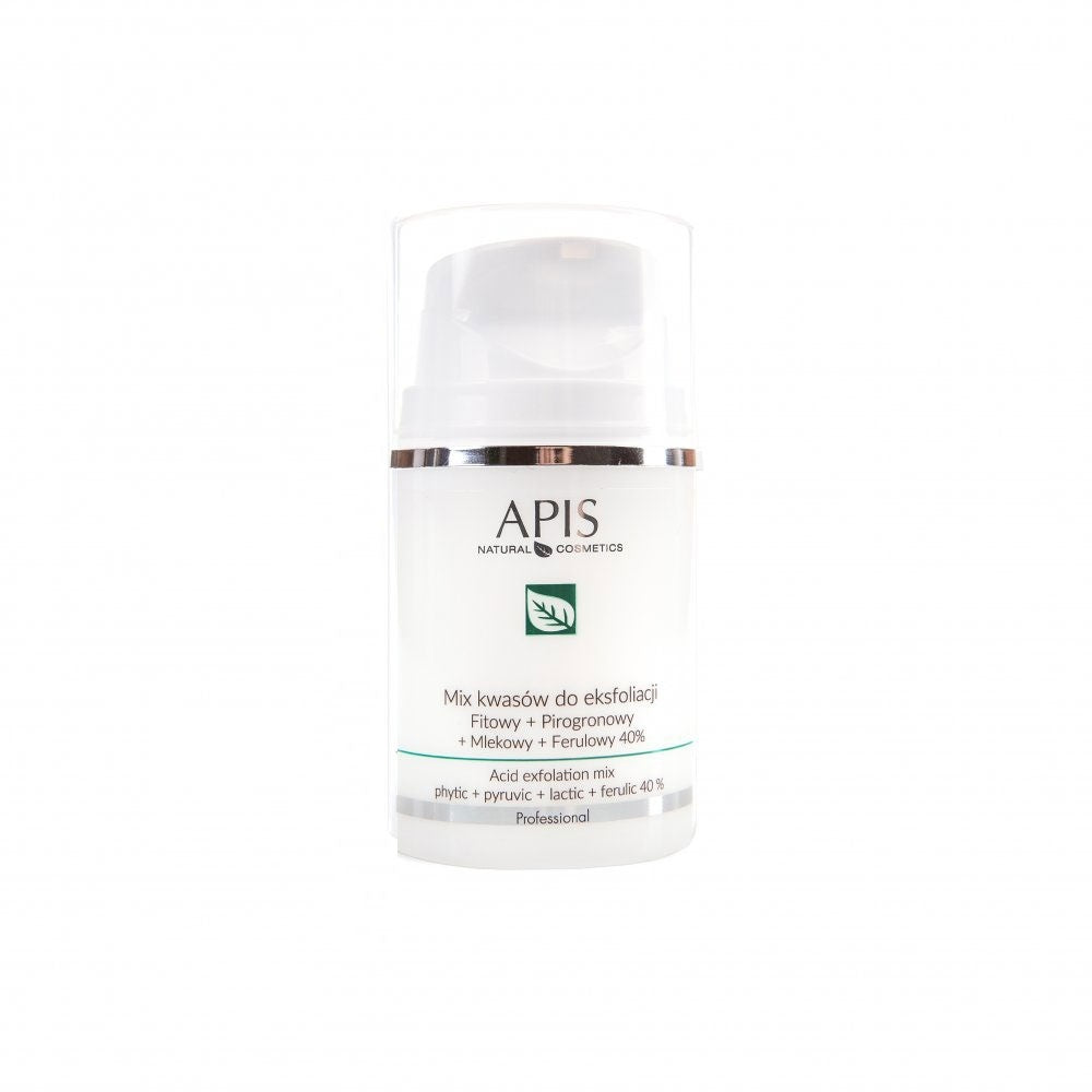 APIS Mix Kwasów 40 % Fitowy + Pirogronowy+ Mlekowy + Ferulowy 50ml