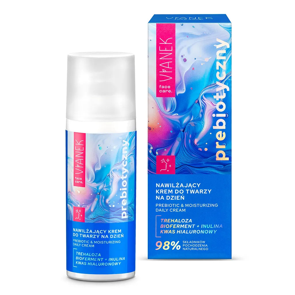 VIANEK Prebiotyczny Nawilżający Krem Do Twarzy Na Dzień ,50ml