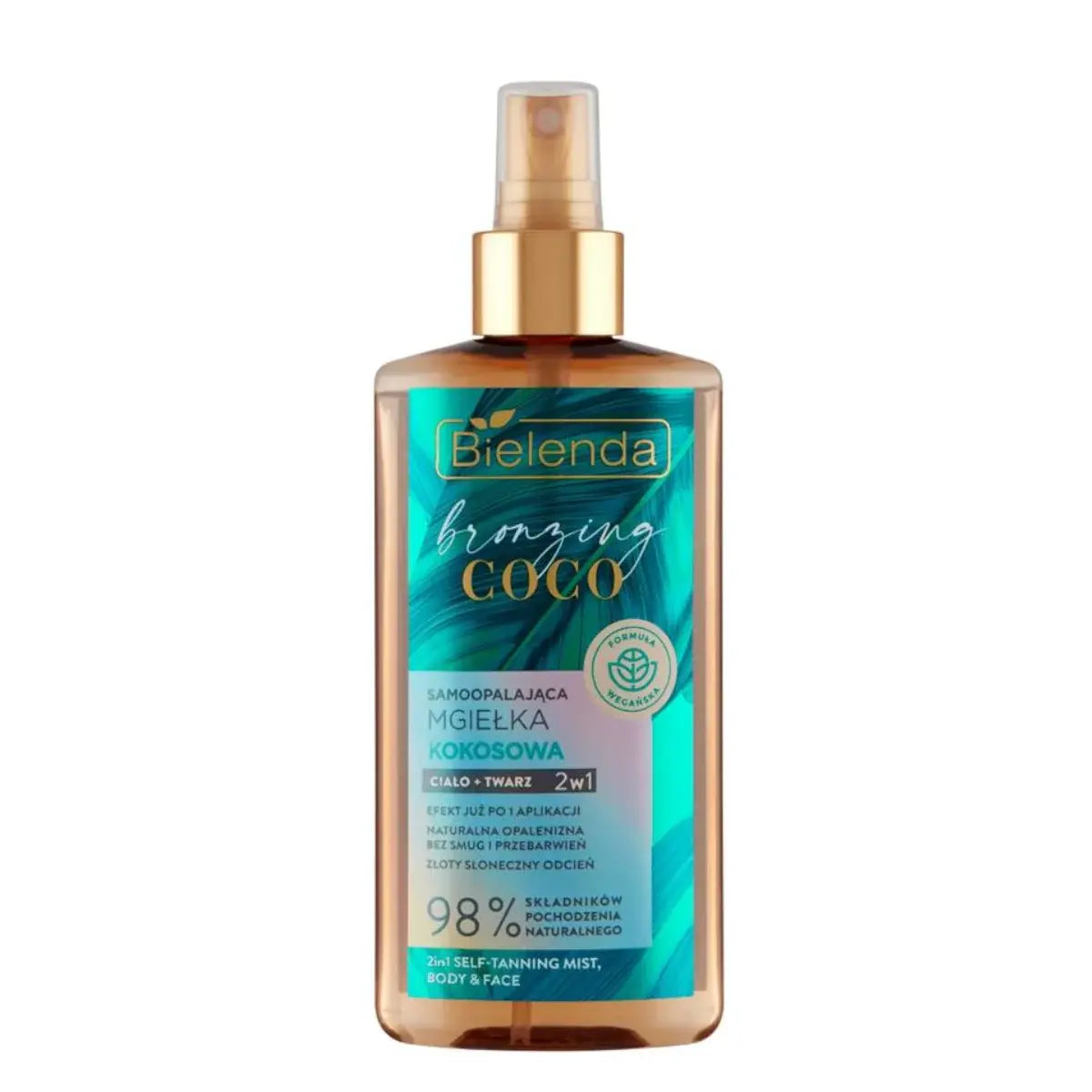 BIELENDA - Samoopalajaca Mgielka Kokosowa 2 w 1 Cialo-Twarz 150 ml