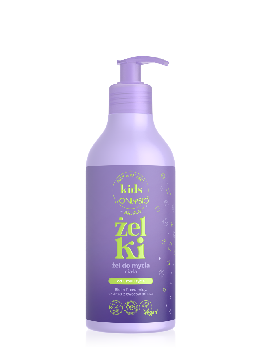 ONLY BIO -BODY IN BALANCE -Zel do Mycia Ciala, Zelki ,400ml