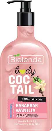 BIELENDA Body Coctail Balsam Do Ciała Rabarbar Wanilia 400ml