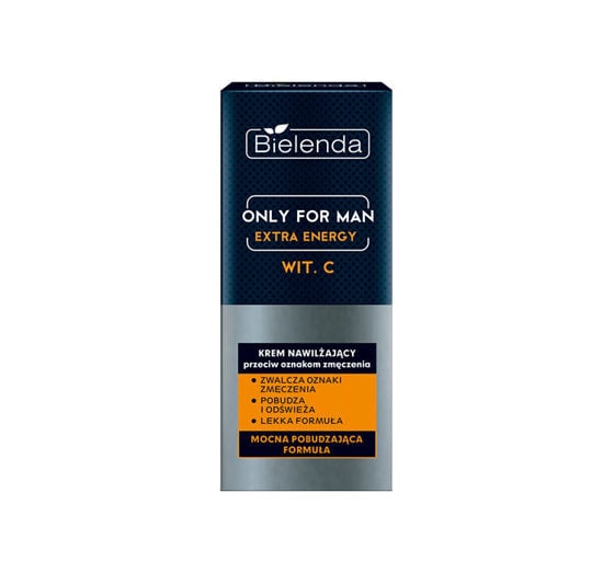 BIELENDA Only For Man Krem Nawilżający Extra Energy Wit C 50ml