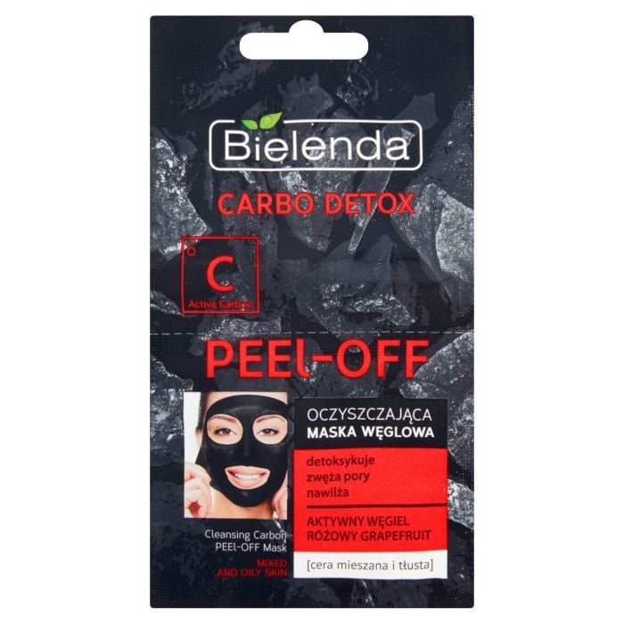 BIELENDA Carbo Detox Peel - Off Oczyszczająca Maska Węglowa  2x6g