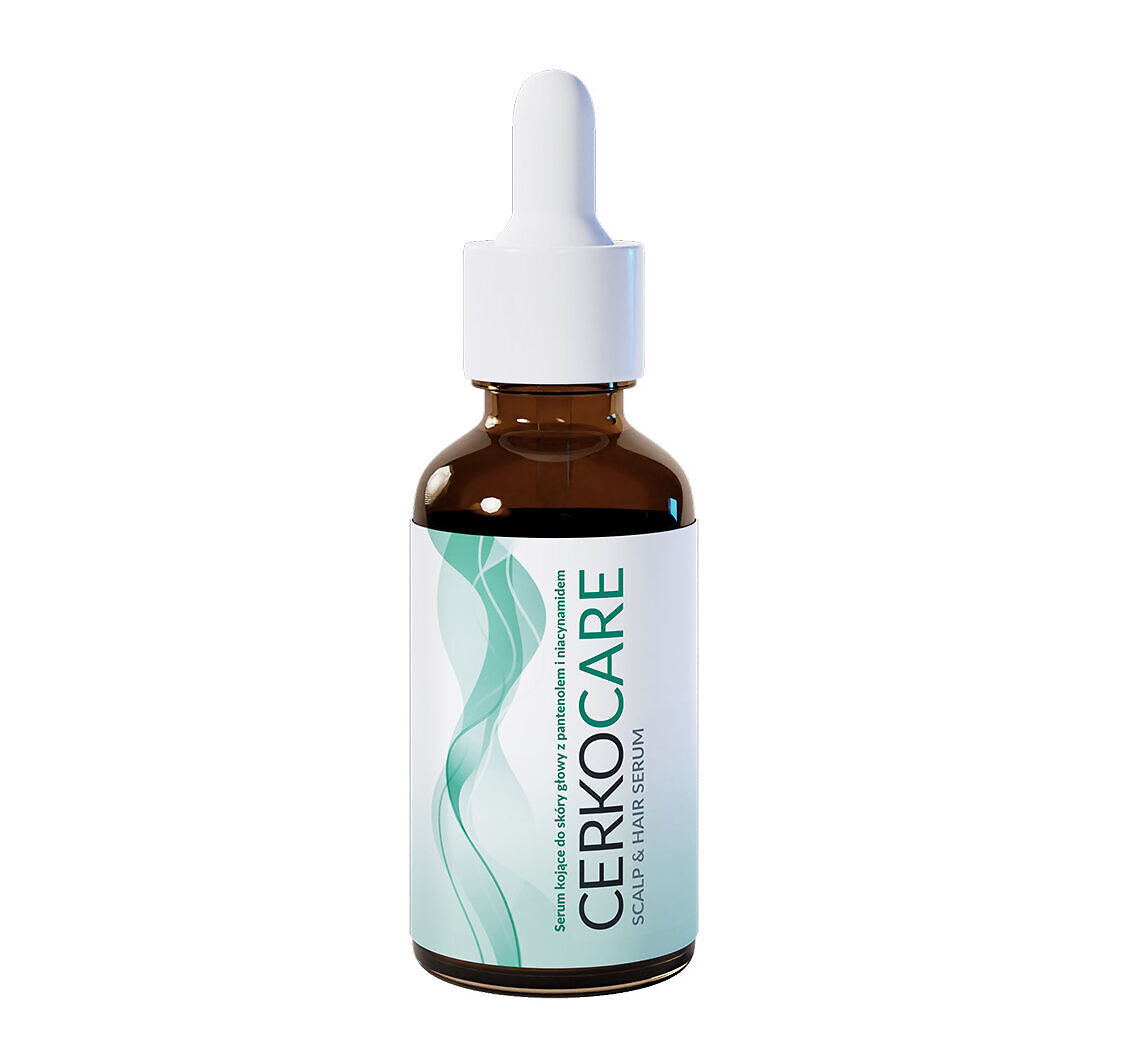 CERKOCARE Serum Kojące Do Skóry Głowy Z Pantenolem I Niacynamidem,50ml