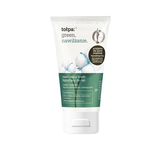 TOŁPA Green Nawilżający Krem Łagodzący Do Rąk 75ml