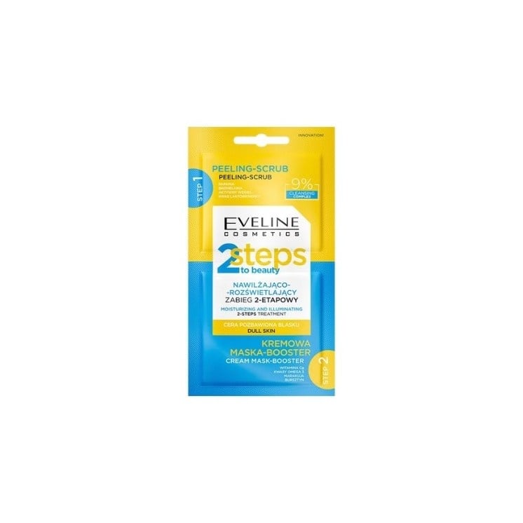 EVELINE - 2 Step To Beauty Zabieg Nawilzajaco - Rozswietlajacy 2x4ml