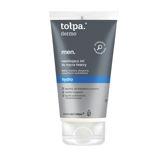 TOŁPA Dermo Men Hydro Nawilżający Żel Do Mycia Twarzy 150ml