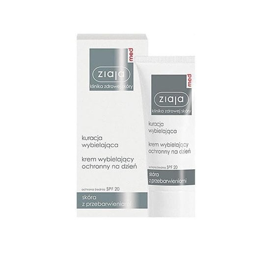 ZIAJA MED Kuracja Wybielająca Krem Ochronny Na Dzień 50 ml