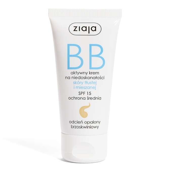 ZIAJA Krem BB Do Skóry Tłustej I Mieszanej Odcień Opalony 50ml