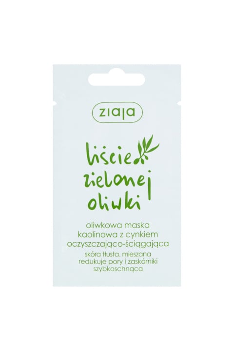 ZIAJA Liście Zielonej Oliwki Maska  Ściagająco-Oczyszczająca 7ml