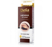 DELIA Henna Do Brwi Kremowa 3.0 Ciemny Brąz 2ml