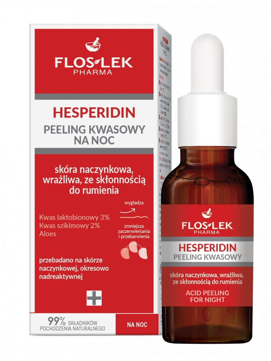HESPERIDIN Peeling Kwasowy Na Noc 30 ml